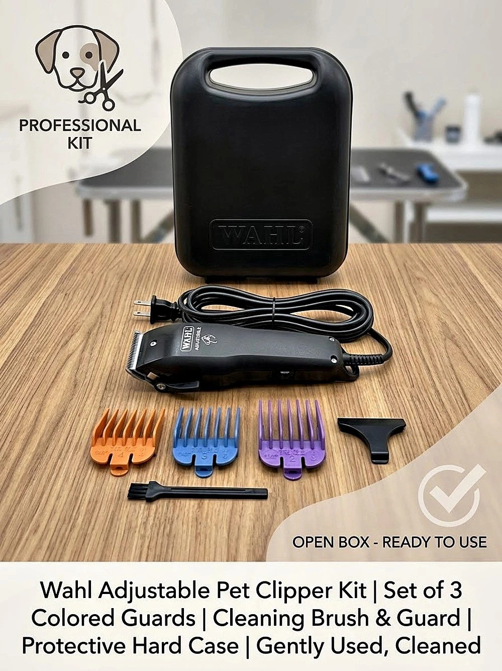 Wahl Pet Pro Complete Pet Clipper Kit Black